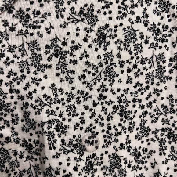 American Eagle AE Mini Floral Tie Front Tee Short Sleeve Top Medium Boho Trendy - Picture 13 of 13